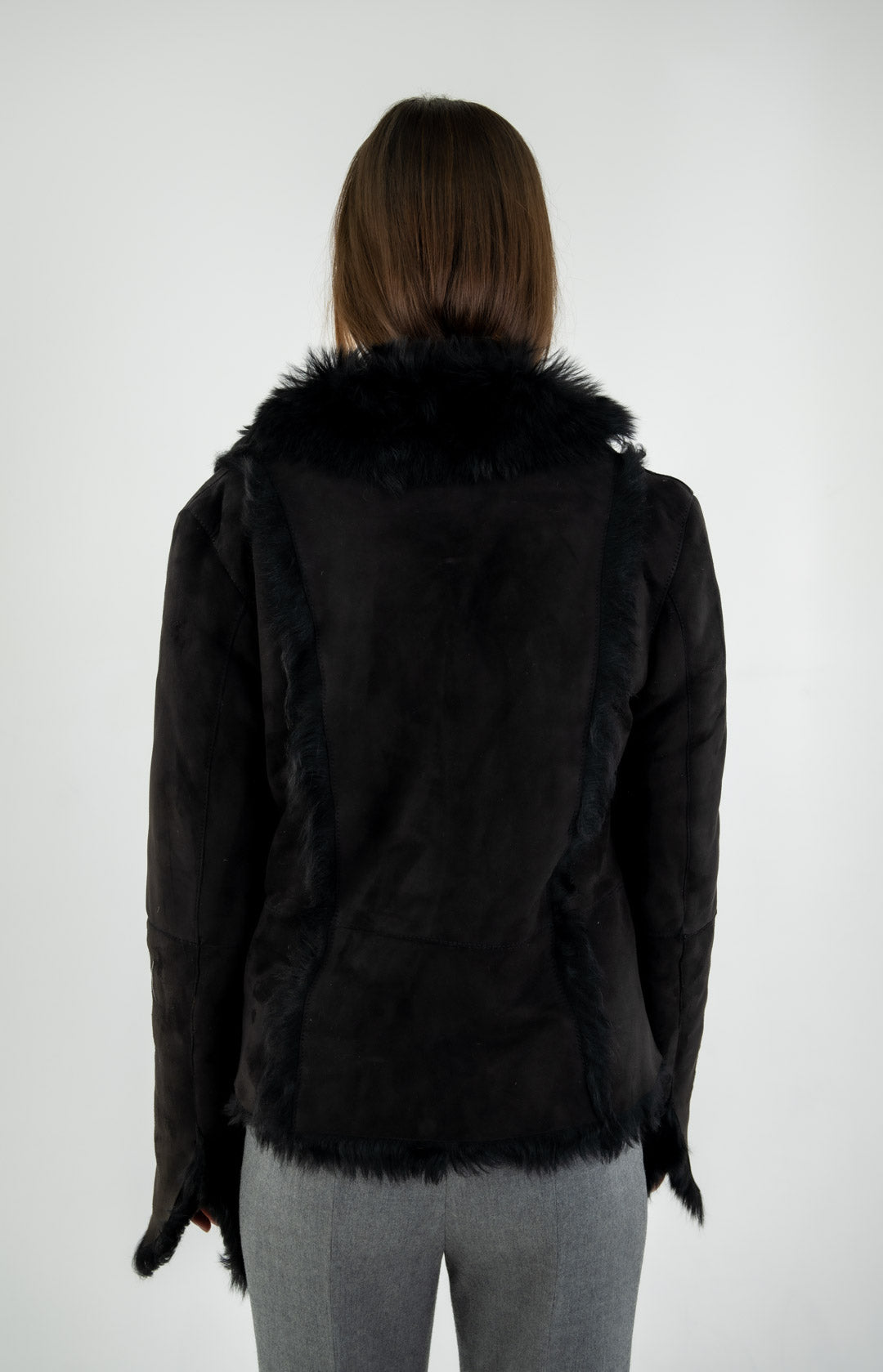 Midnight Shearling Jacket