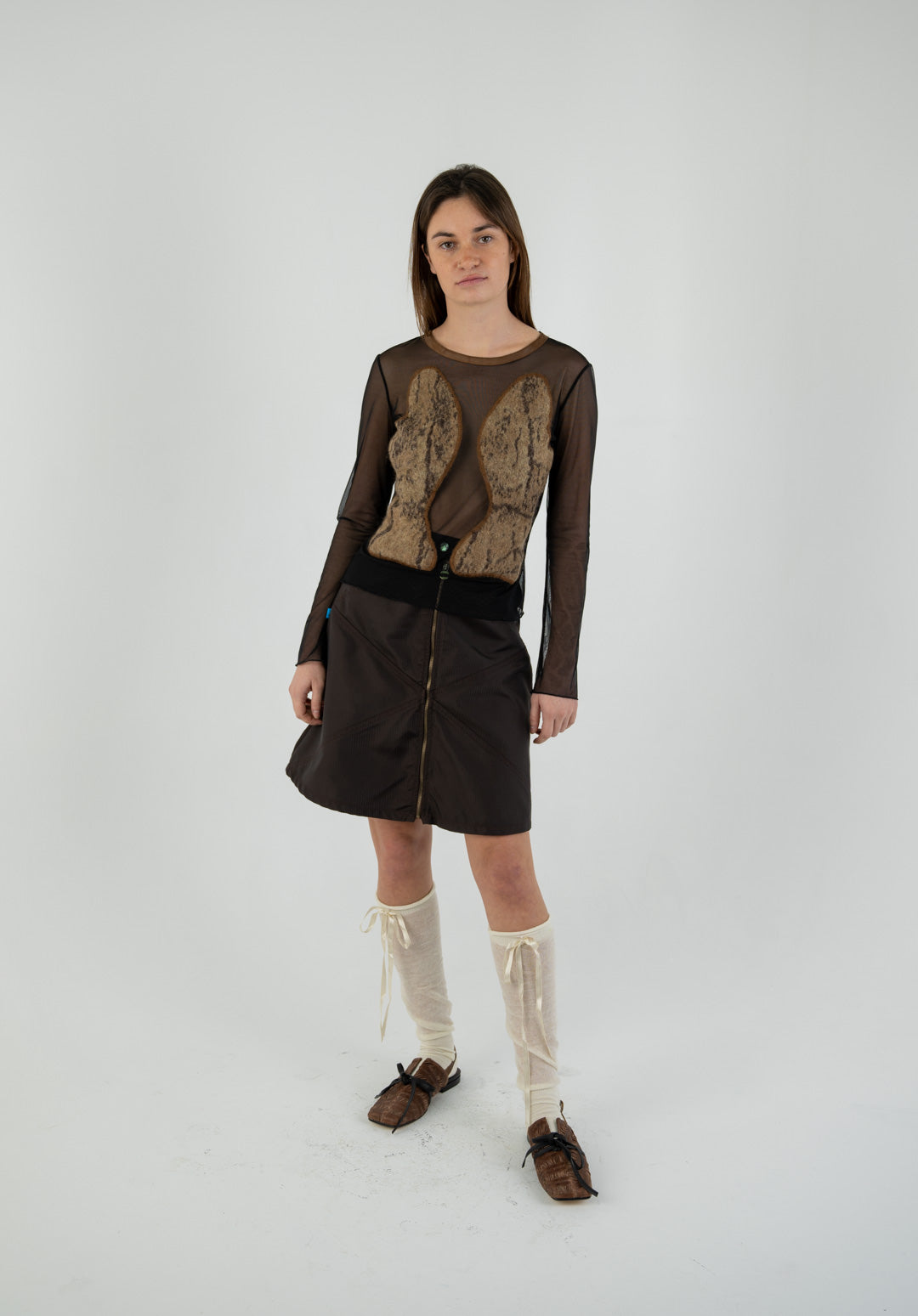 Roberta Scarpa Mesh Lung Top