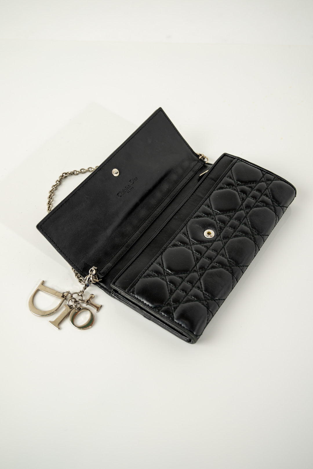 Dior Lambskin Chain Wallet