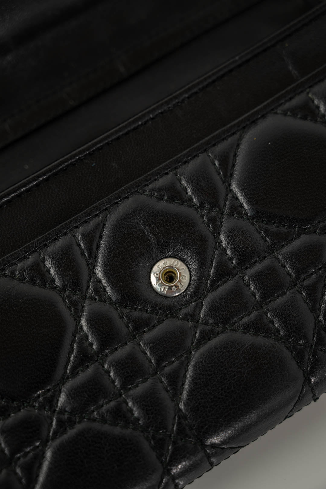 Dior Lambskin Chain Wallet