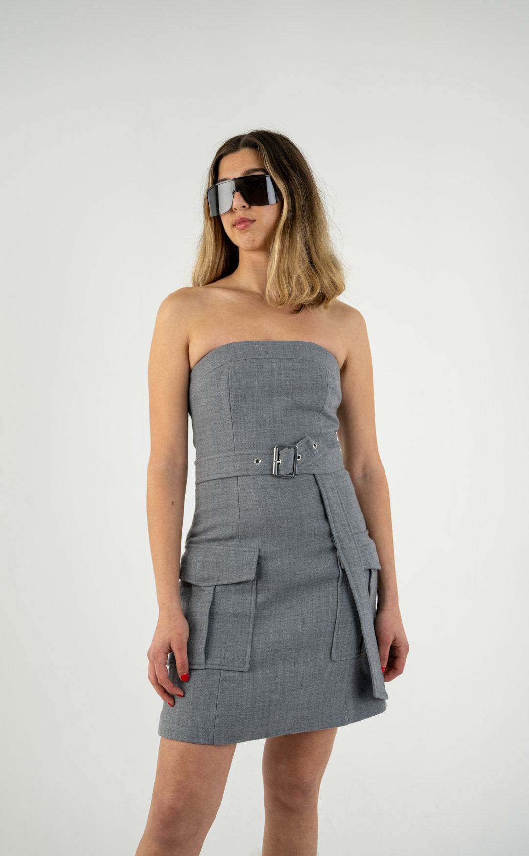 Miss Sixty Wool Pocket Dress