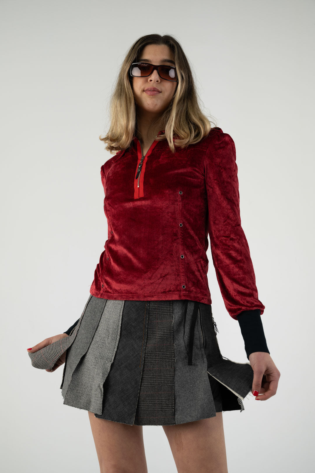 Pleated Swatch Skirt