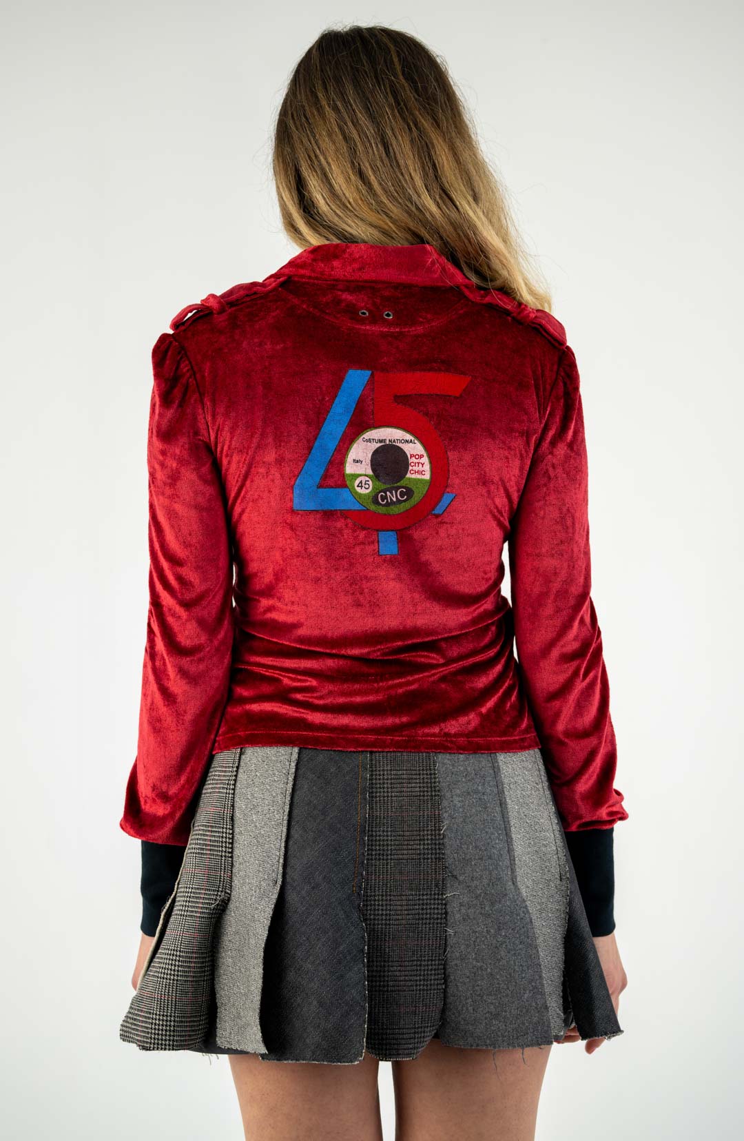 Costume National Velour Top