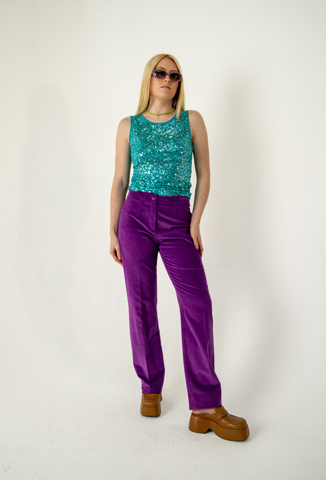 Escada Echium Corduroy Pants