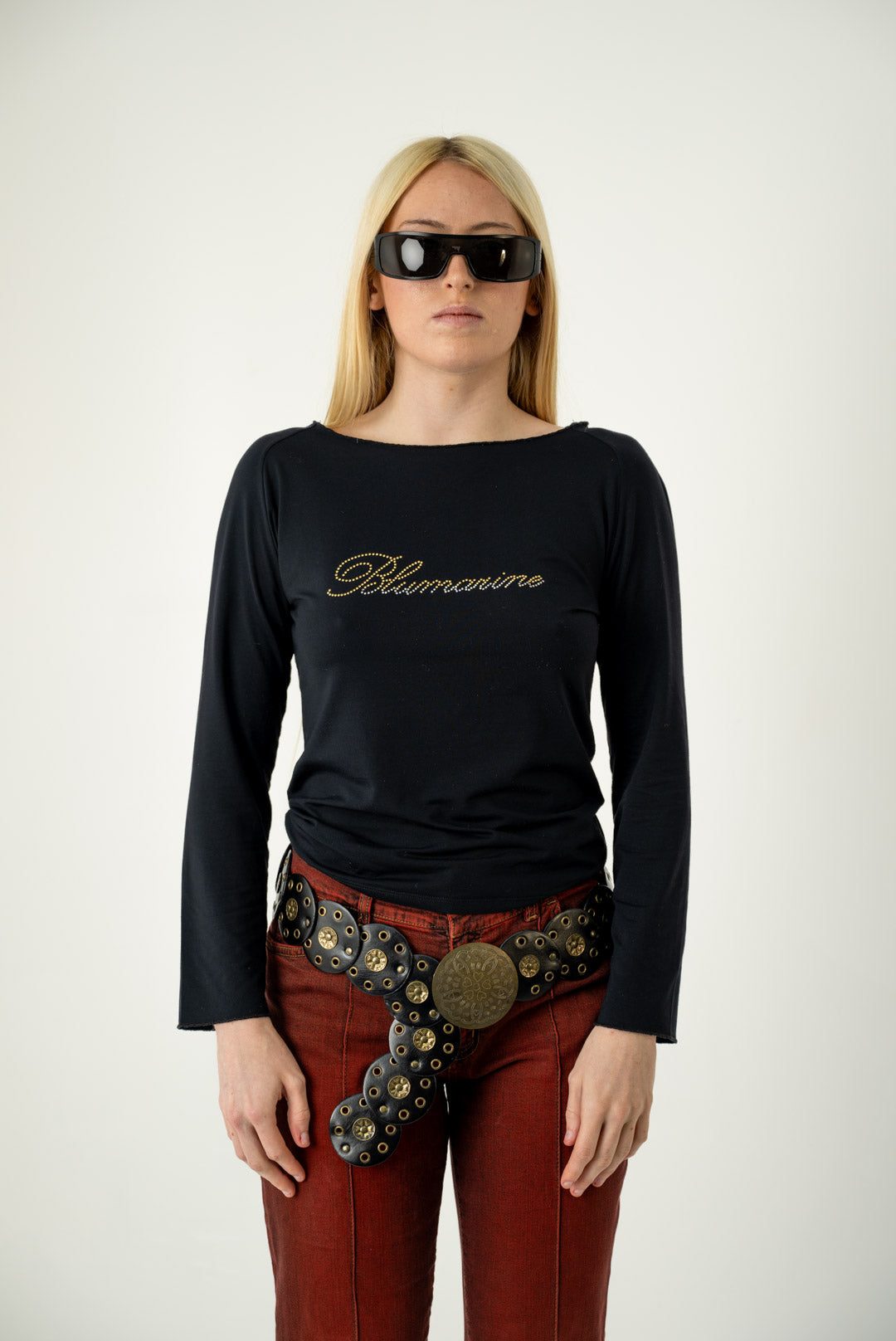 Blumarine Bedazzled Top