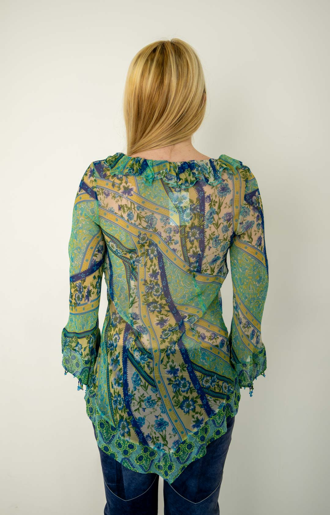 Twinset Silk Paisley Blouse