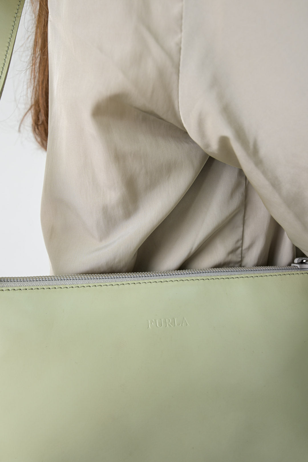 Furla Seafoam Leather Purse