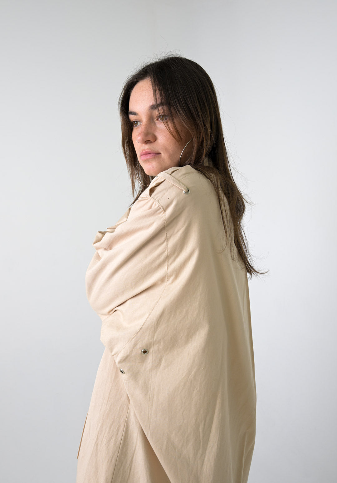 Fawn Laced Trench