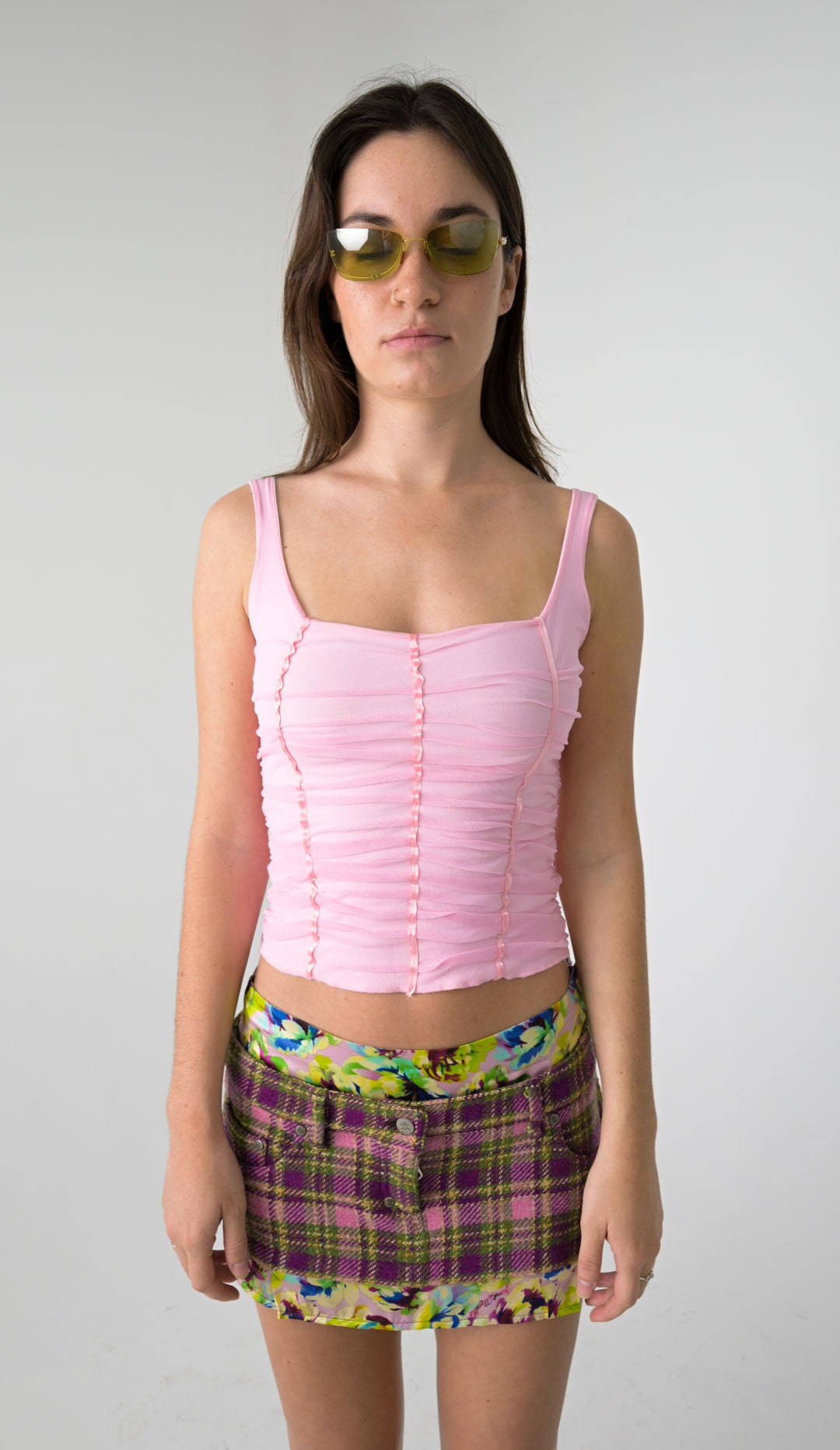 Ruched Ballerina Tank