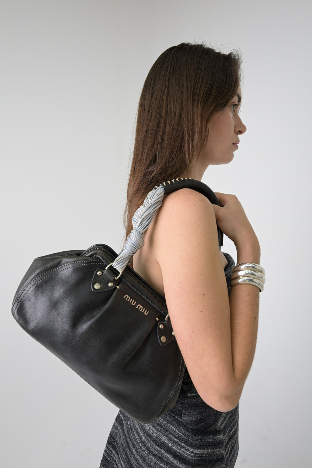 Miu Miu Leather Thread Purse