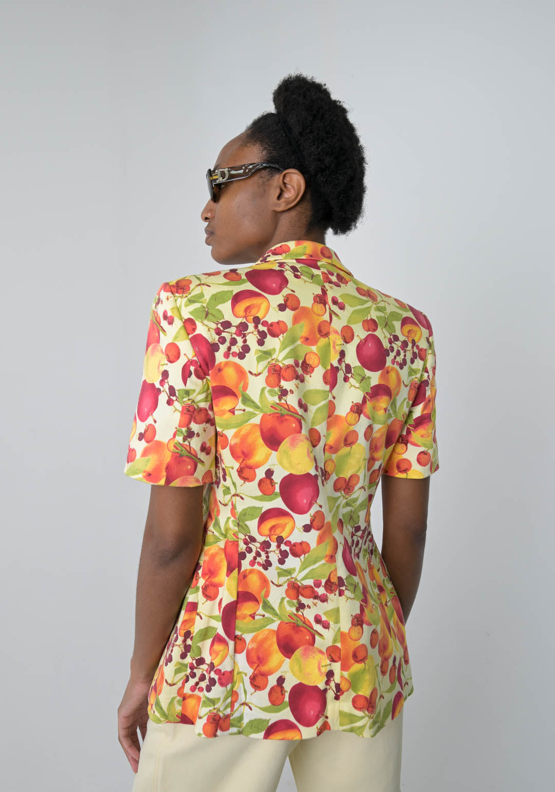 Escada Frutta Blazer Top