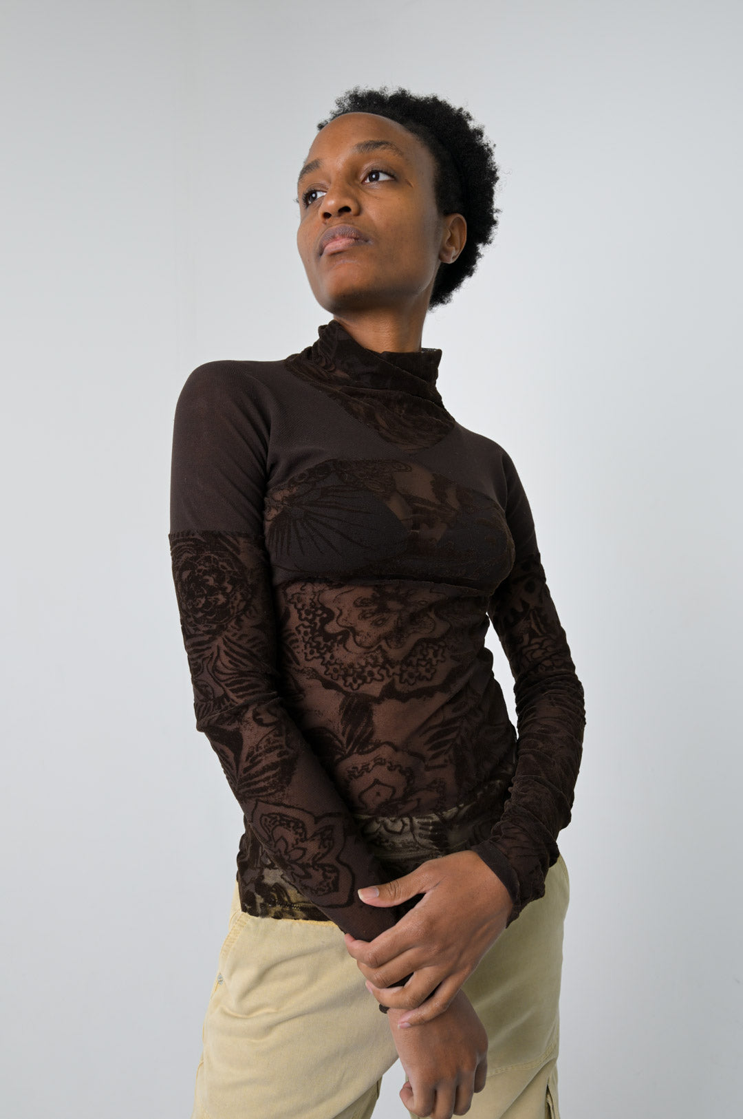 Fuzzi Mahogany Mesh Top