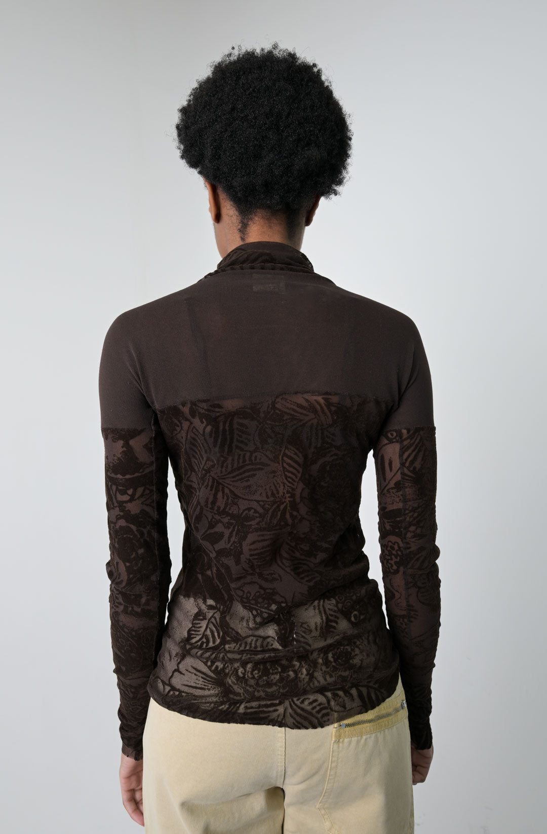 Fuzzi Mahogany Mesh Top