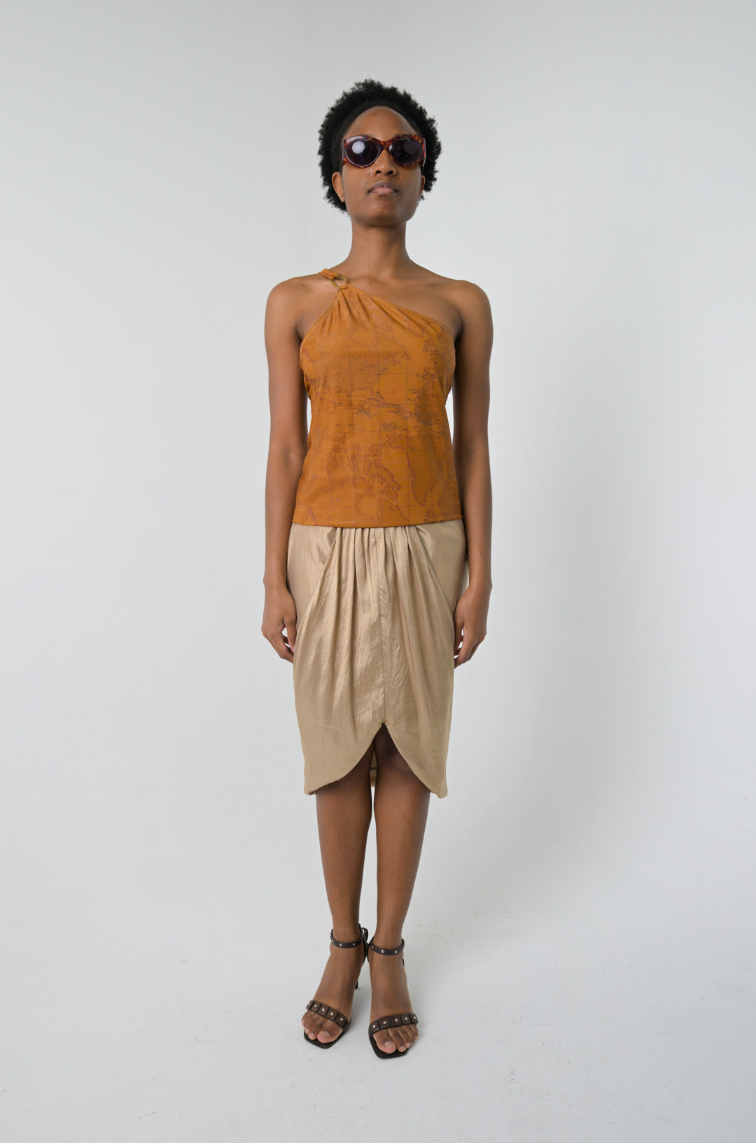 Giorgio Armani Oro Silk Skirt