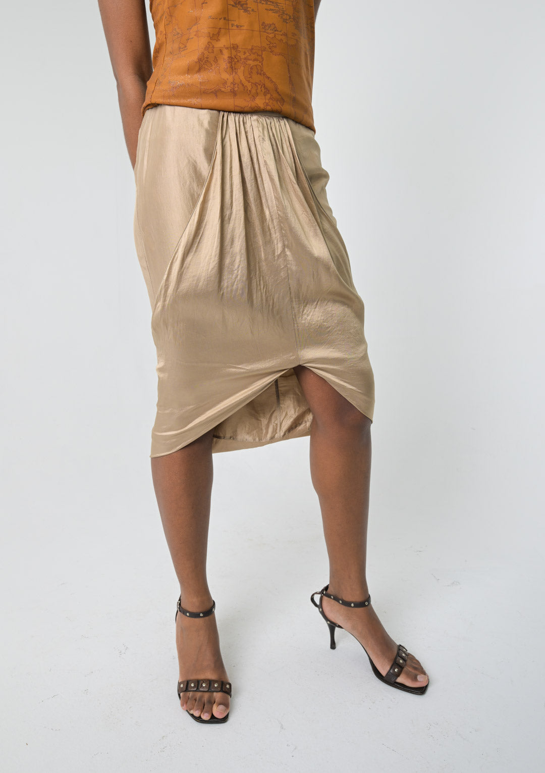 Giorgio Armani Oro Silk Skirt