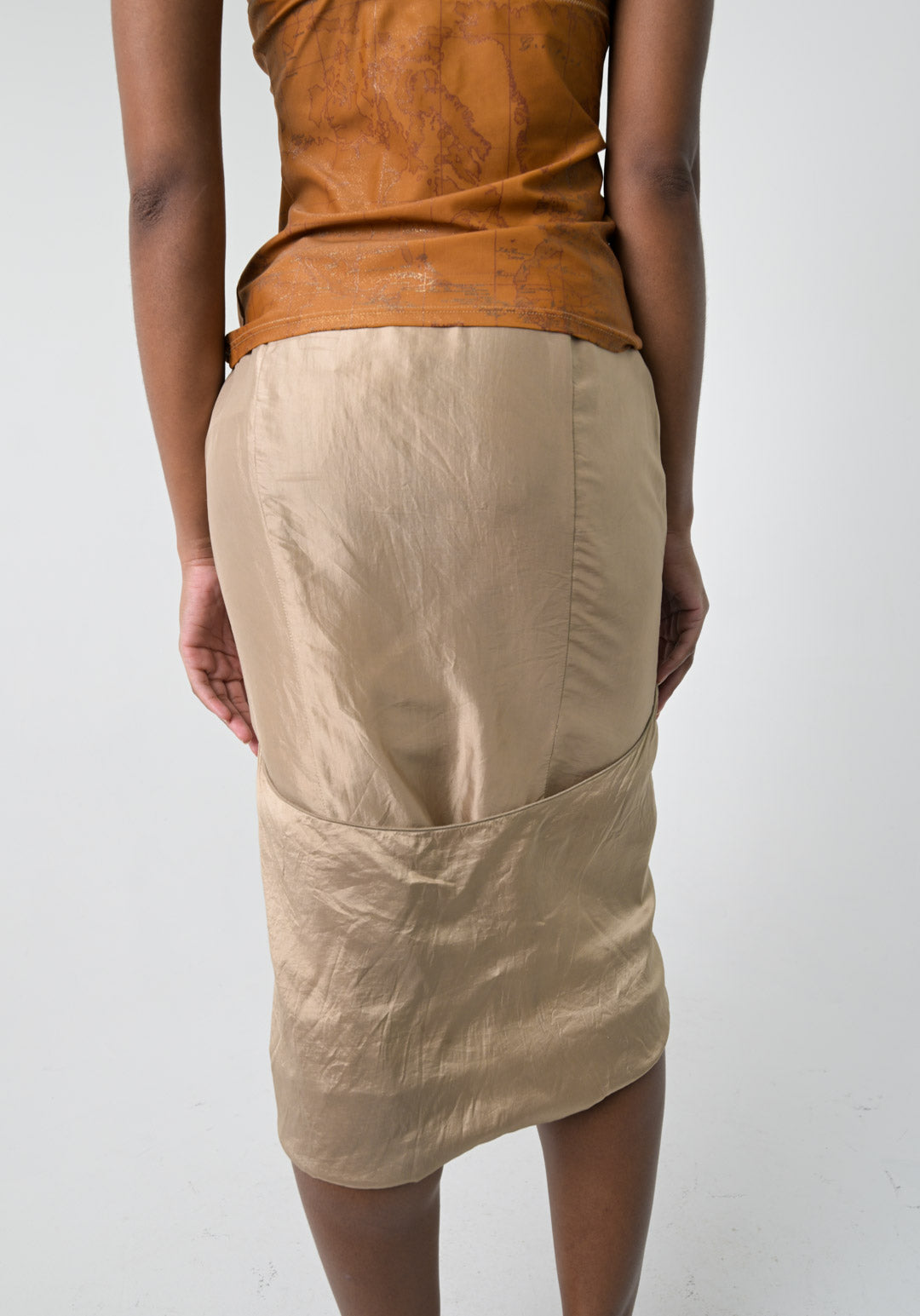 Giorgio Armani Oro Silk Skirt