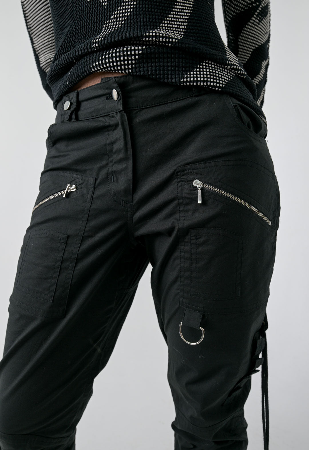 Motivi Laced Cropped Pants
