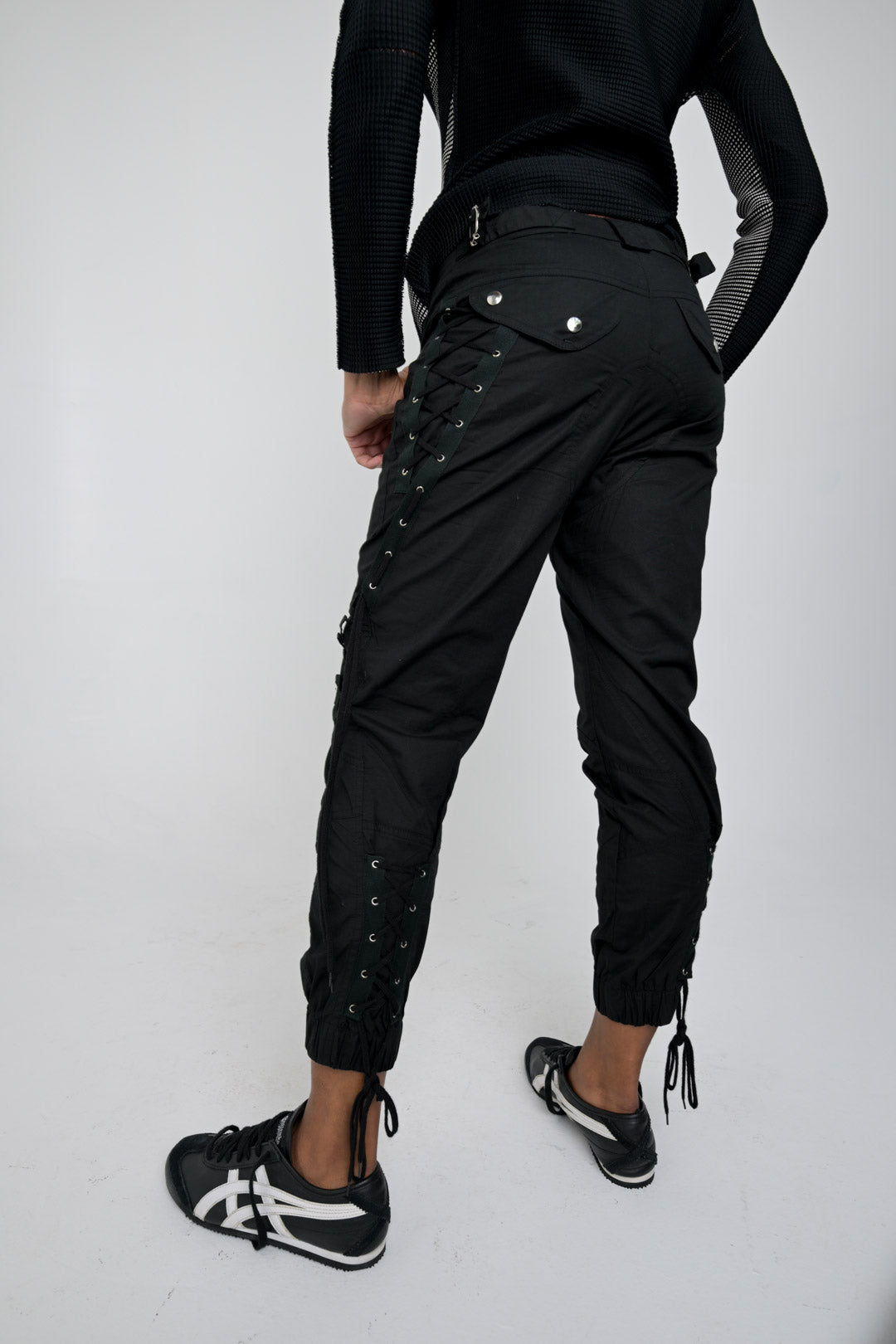 Motivi Laced Cropped Pants