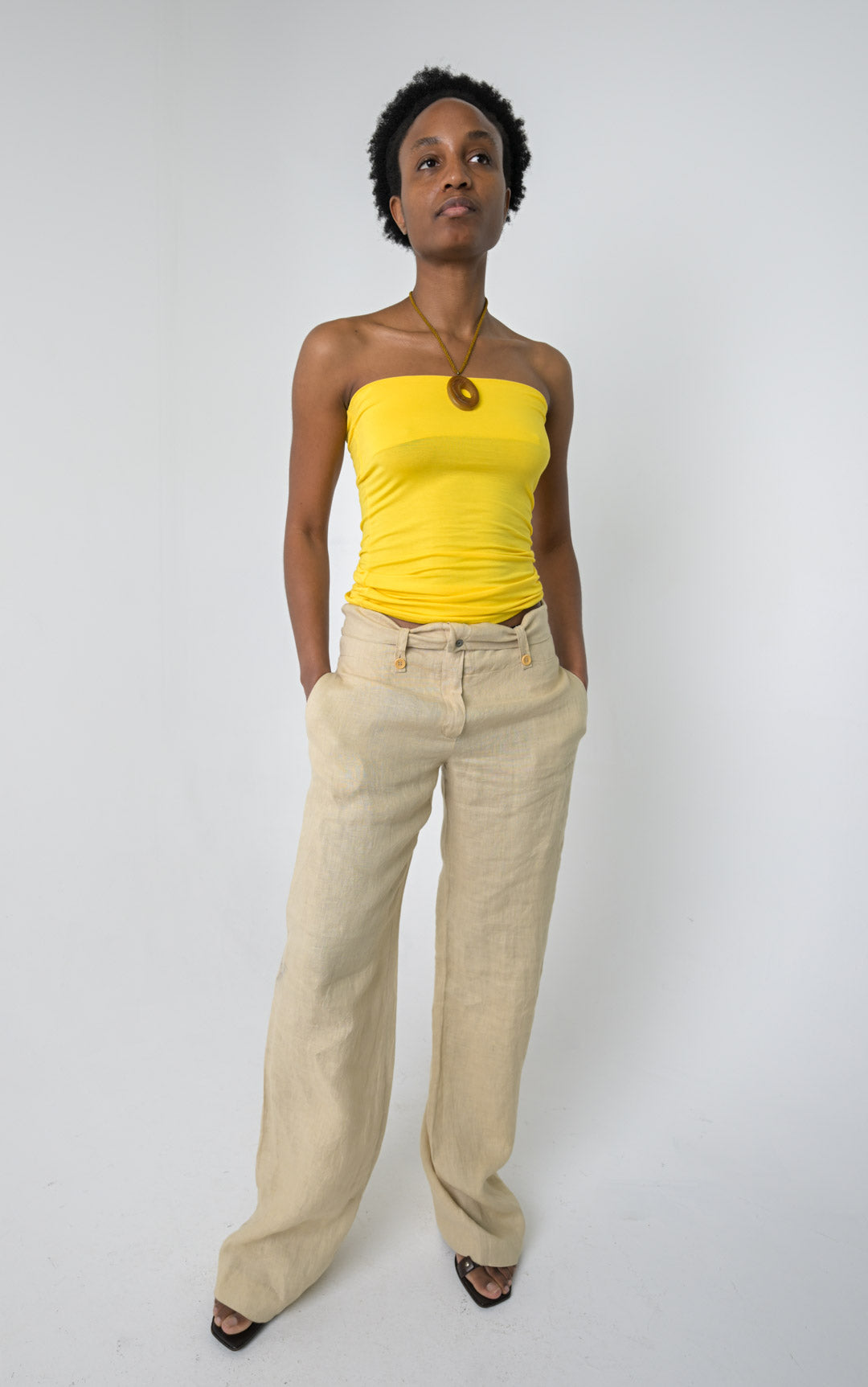 Massimo Rebecchi Linen Trousers