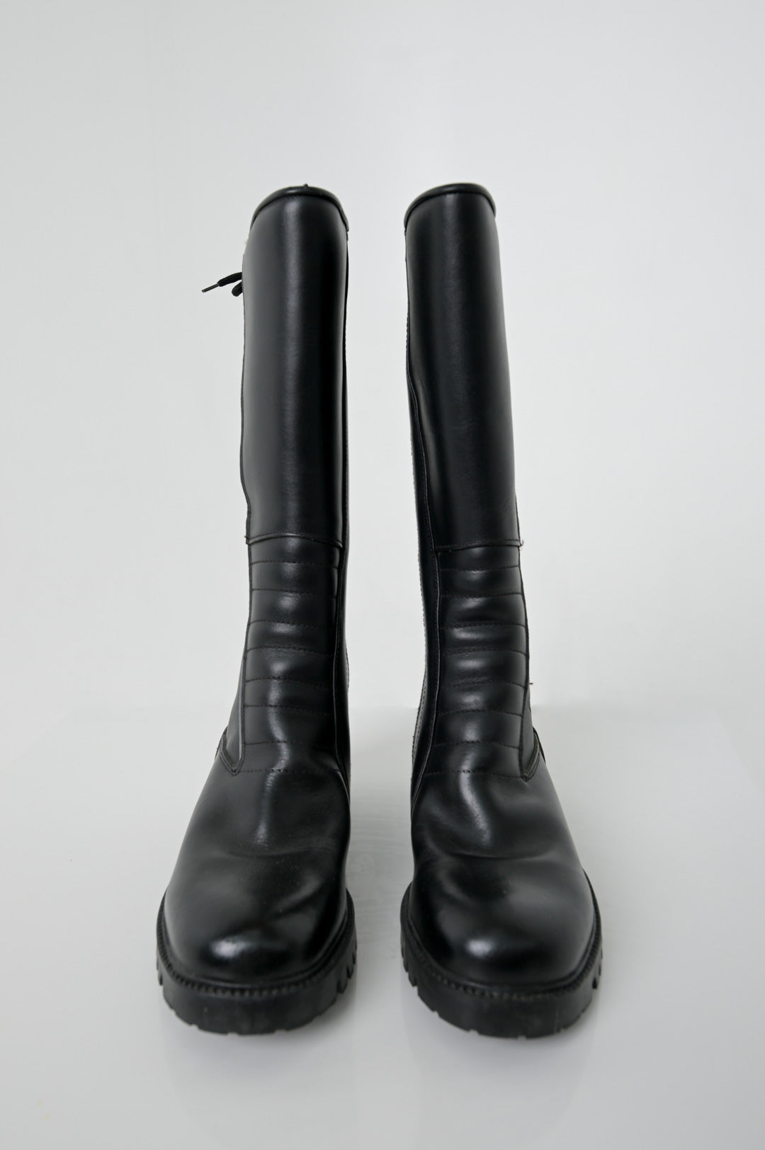 Leather Biker Boots (40)