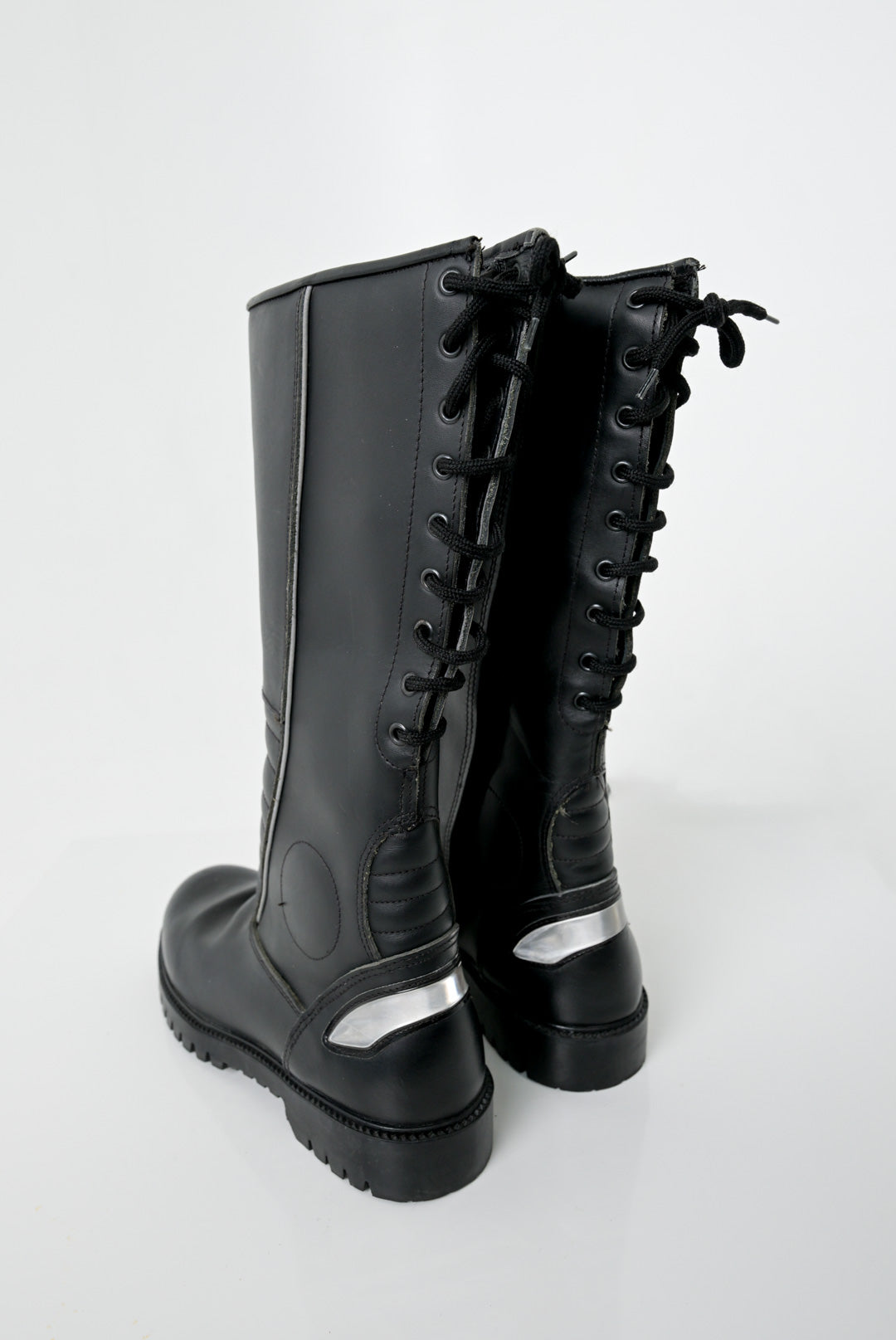 Leather Biker Boots (40)