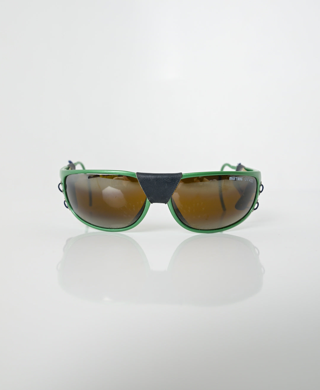 Mustang Leather Grommet Sunglasses