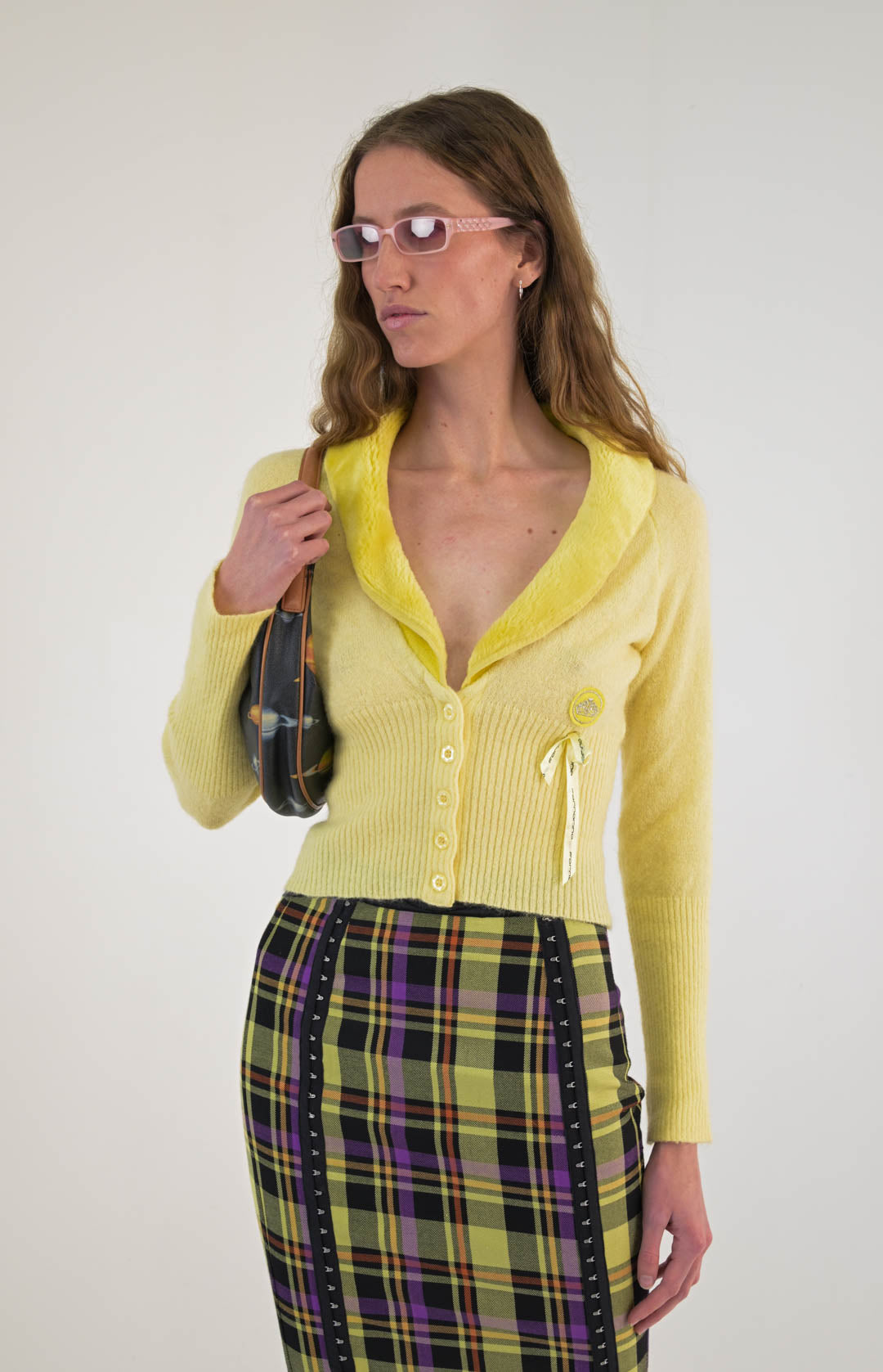 Fornarina Limoncello Mohair Cardigan