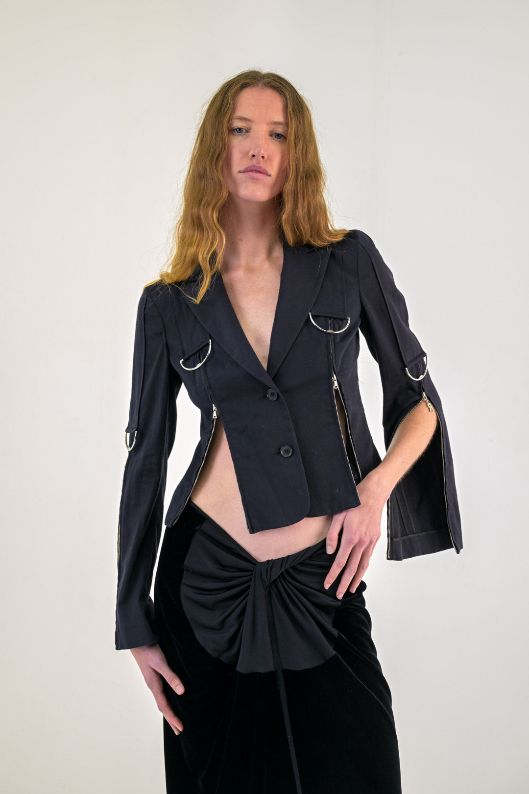 Richmond Noir Zip Jacket