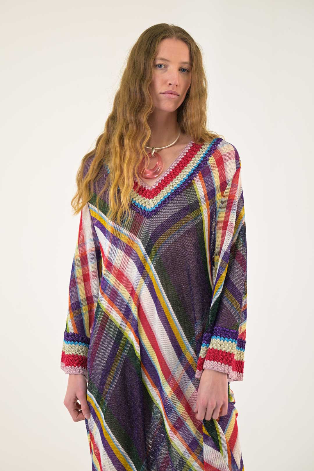 Missoni Lurex Crochet-Knit Caftan