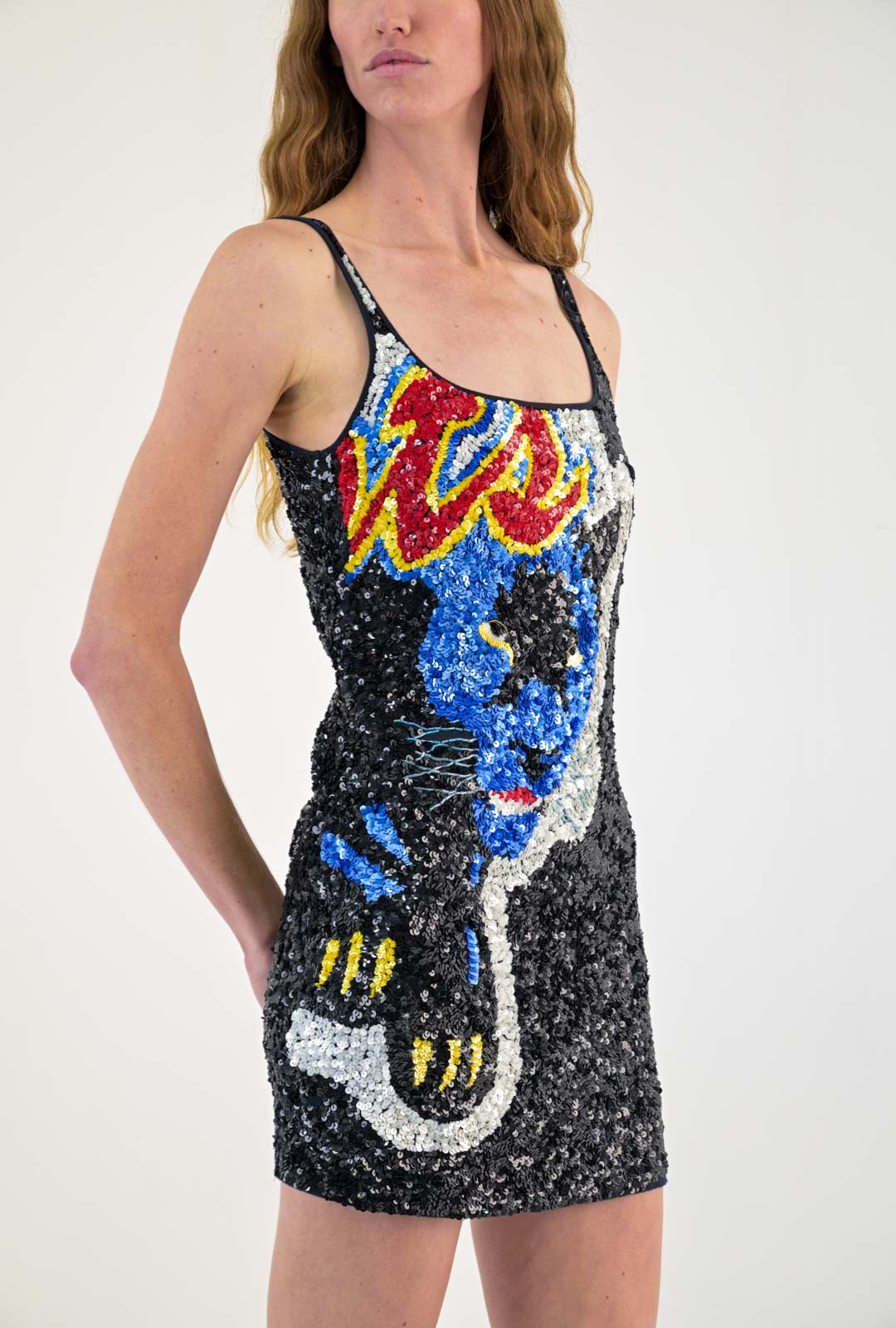 Miss Sixty Sequin Panther Dress