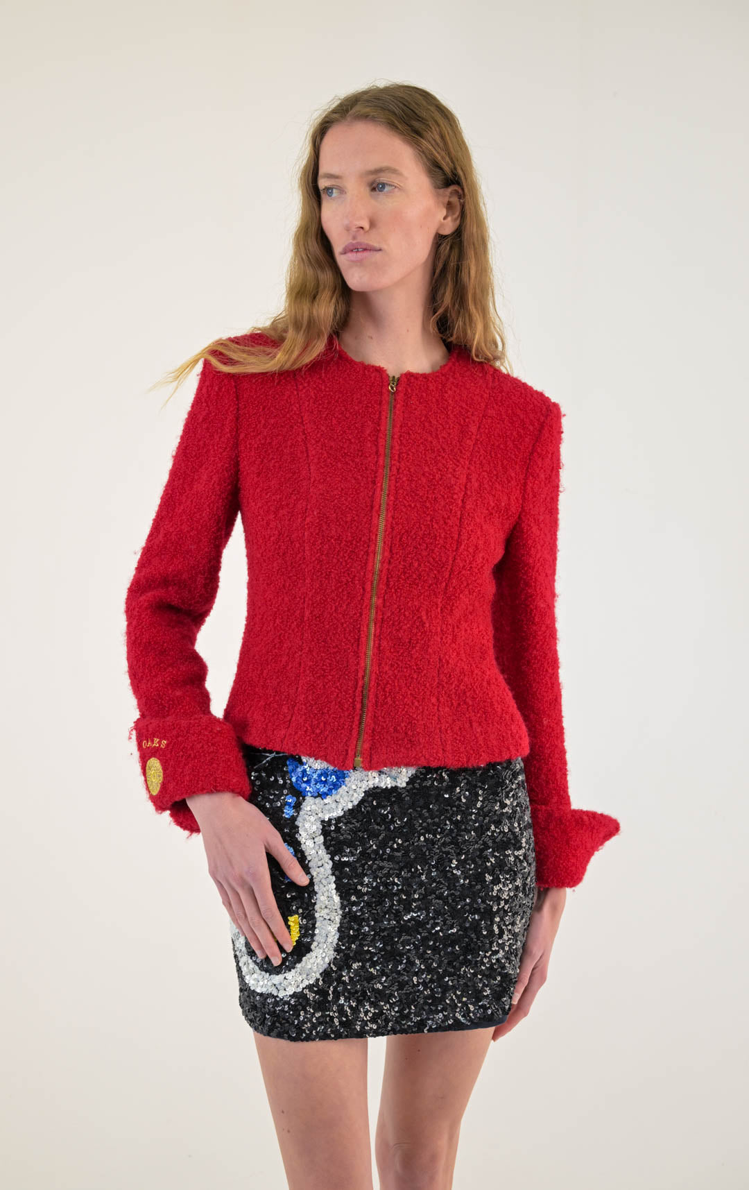 Gianfranco Ferré Scarlet Lambswool Jacket