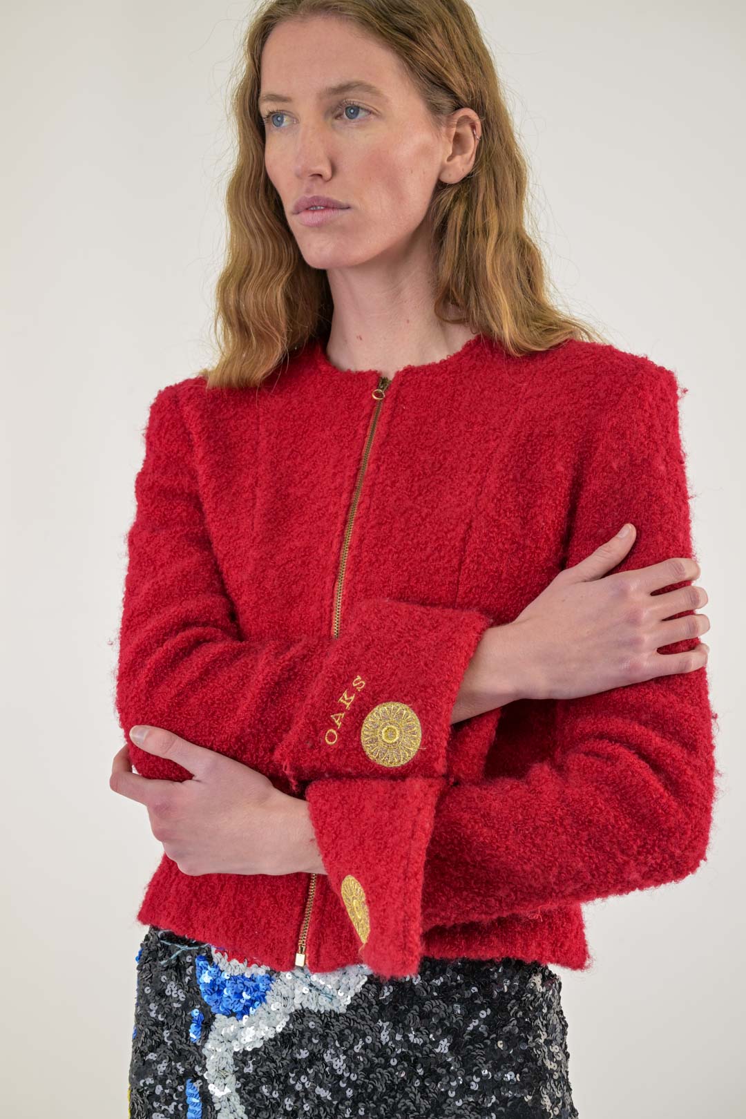 Gianfranco Ferré Scarlet Lambswool Jacket