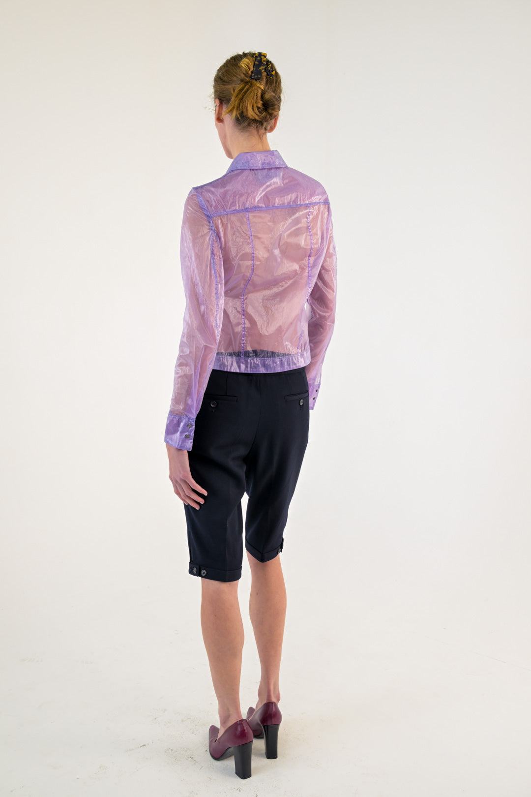 Miu Miu Navy Wool Shorts