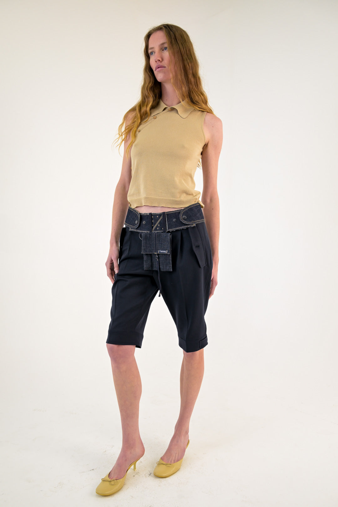 Miu Miu Asymmetrical Button Top