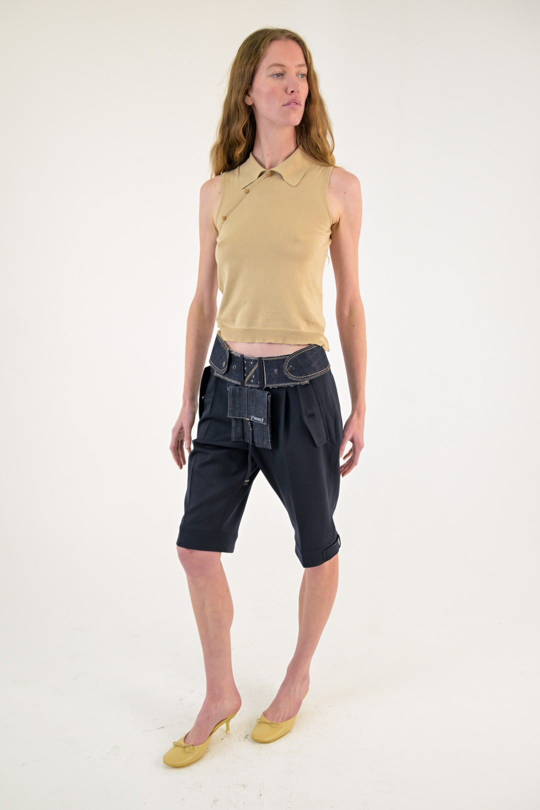 Miu Miu Asymmetrical Button Top