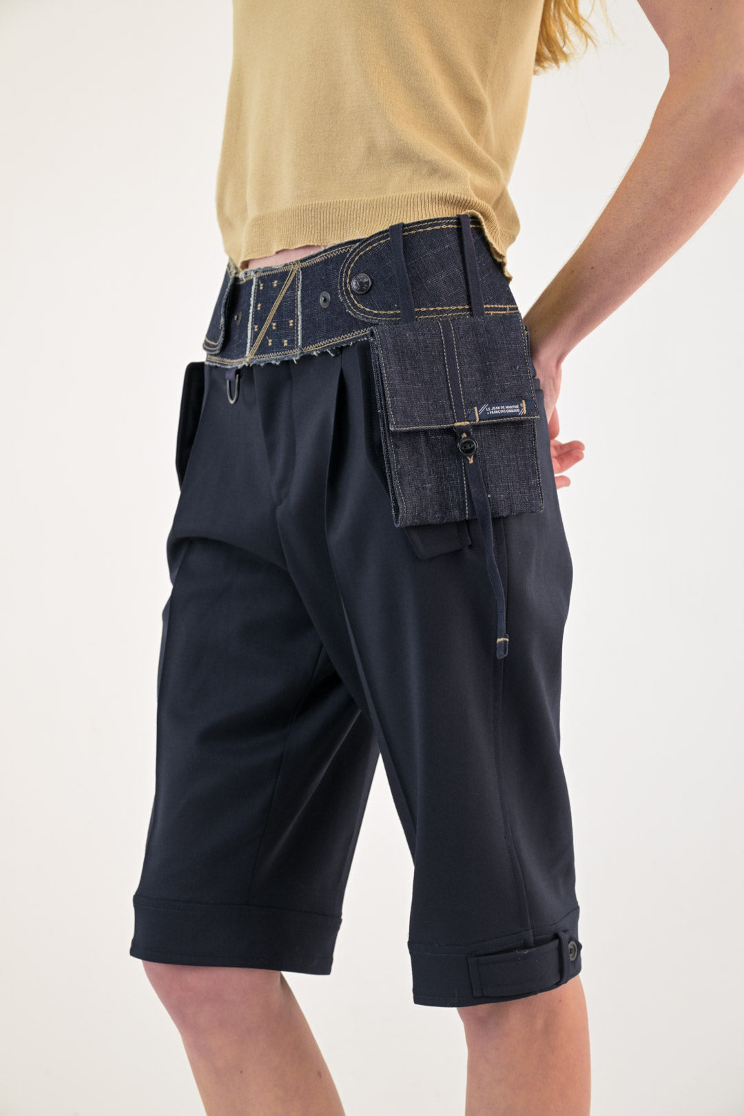 Marithe et Francois Girbaud Denim Pocket Belt