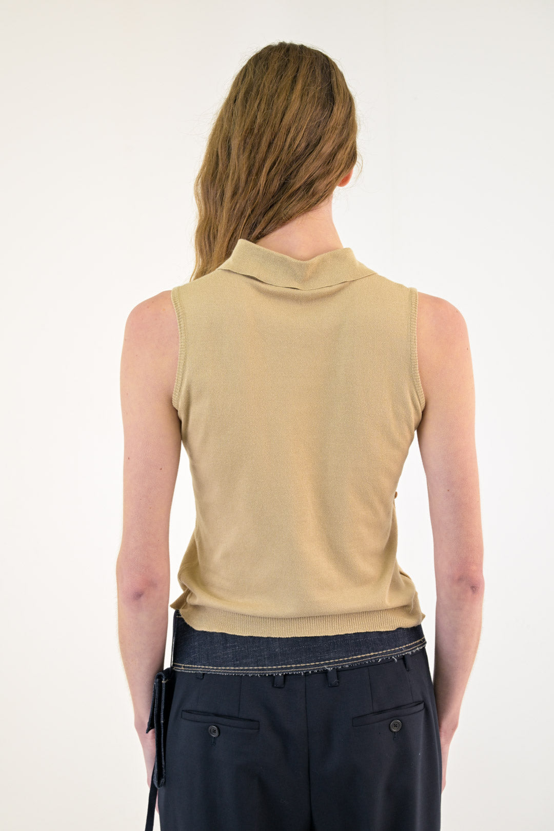Miu Miu Asymmetrical Button Top