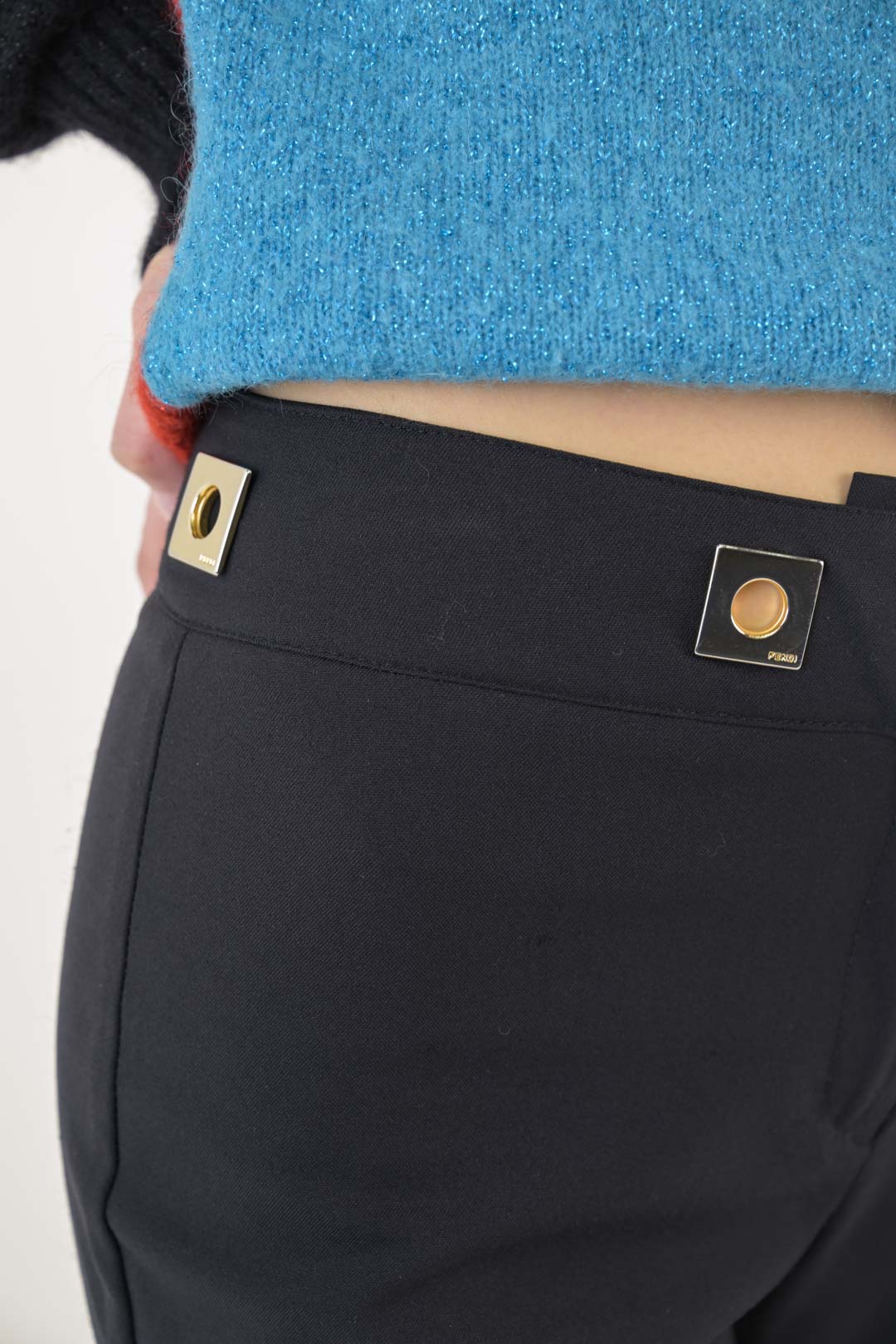 Fendi Keyhole Trousers