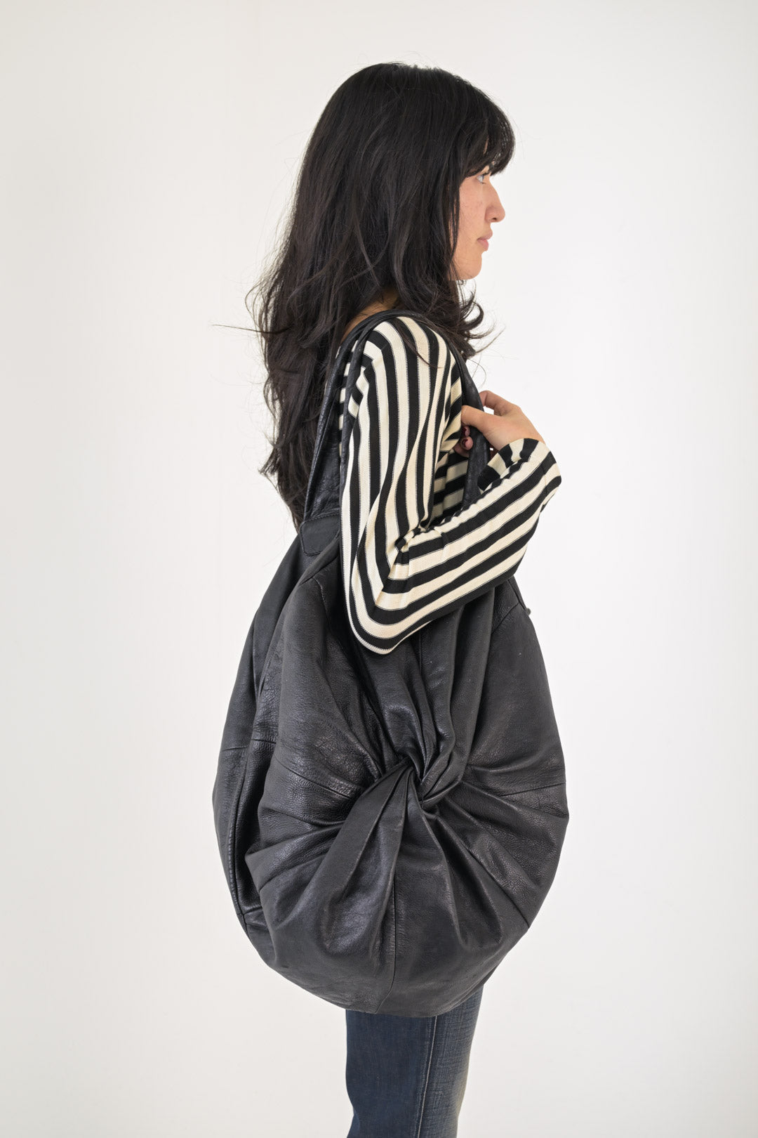 Lupo Leather Knot Bag