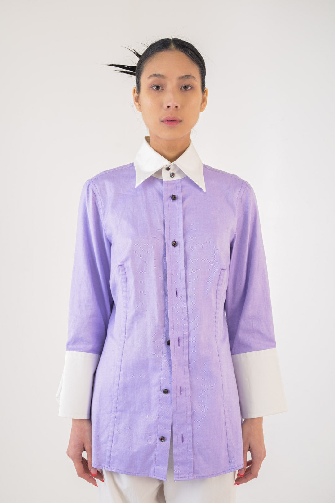 Dsquared² Lilac Bow Shirt