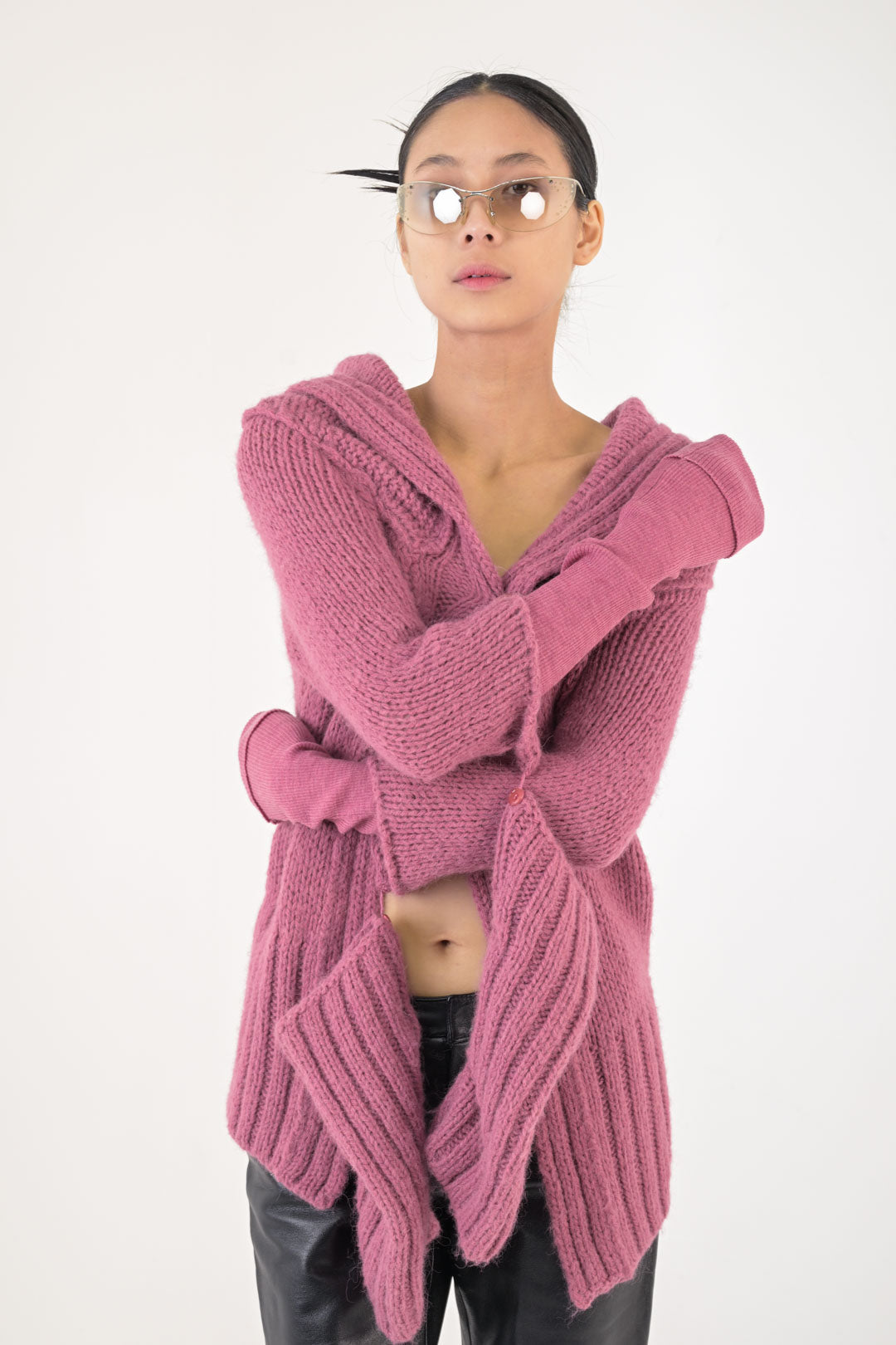 Liu Jo Mauve Sleeves Knit