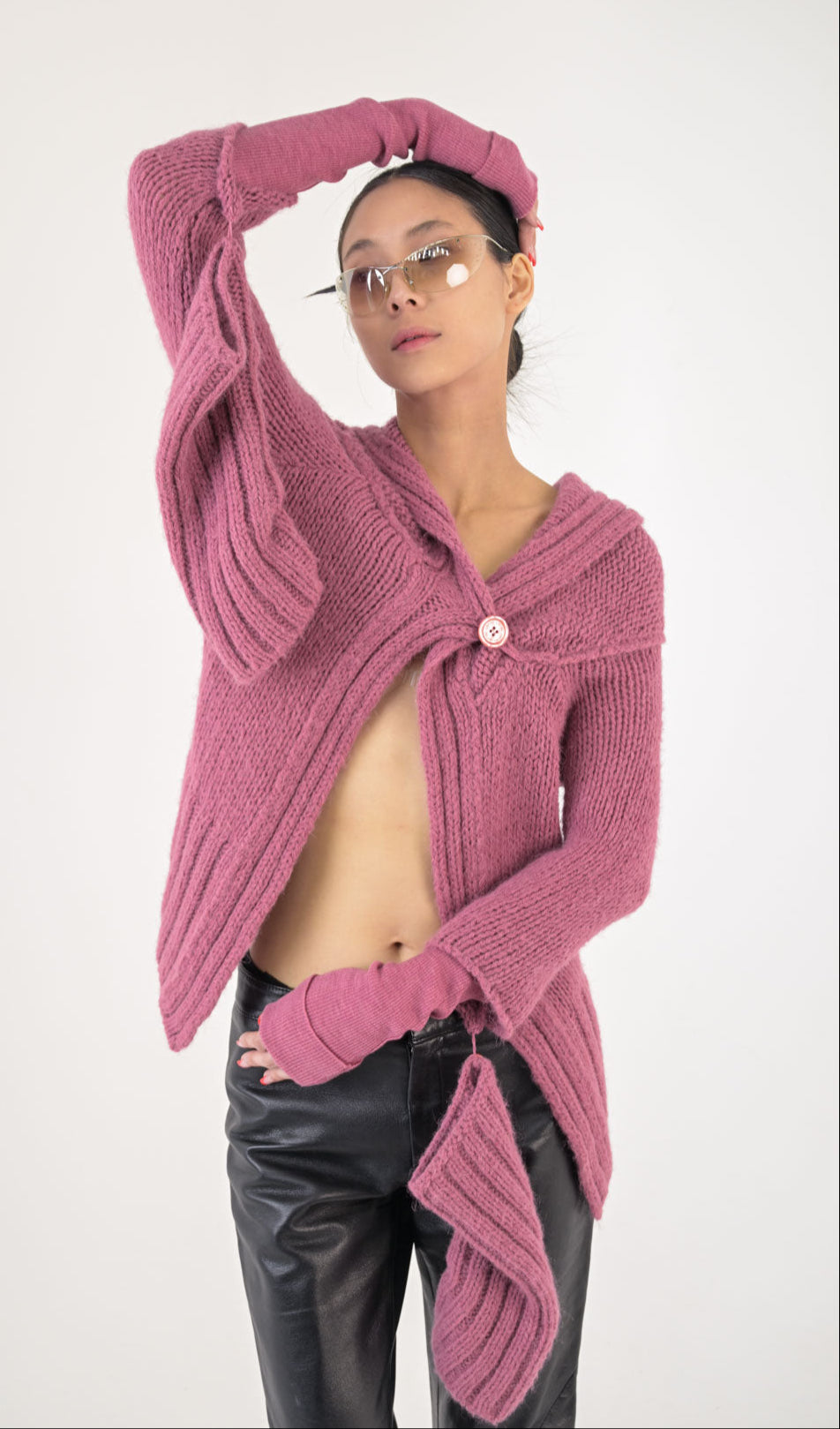 Liu Jo Mauve Sleeves Knit