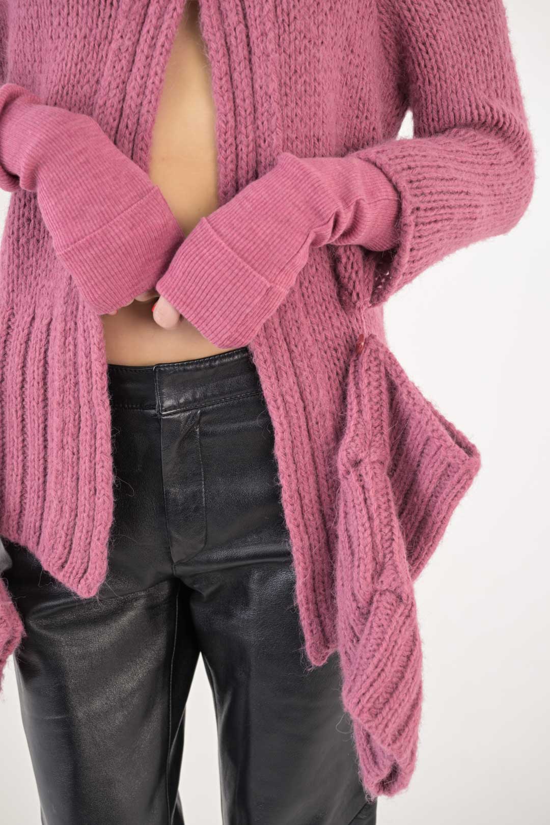 Liu Jo Mauve Sleeves Knit