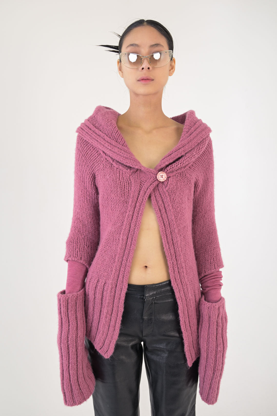 Liu Jo Mauve Sleeves Knit