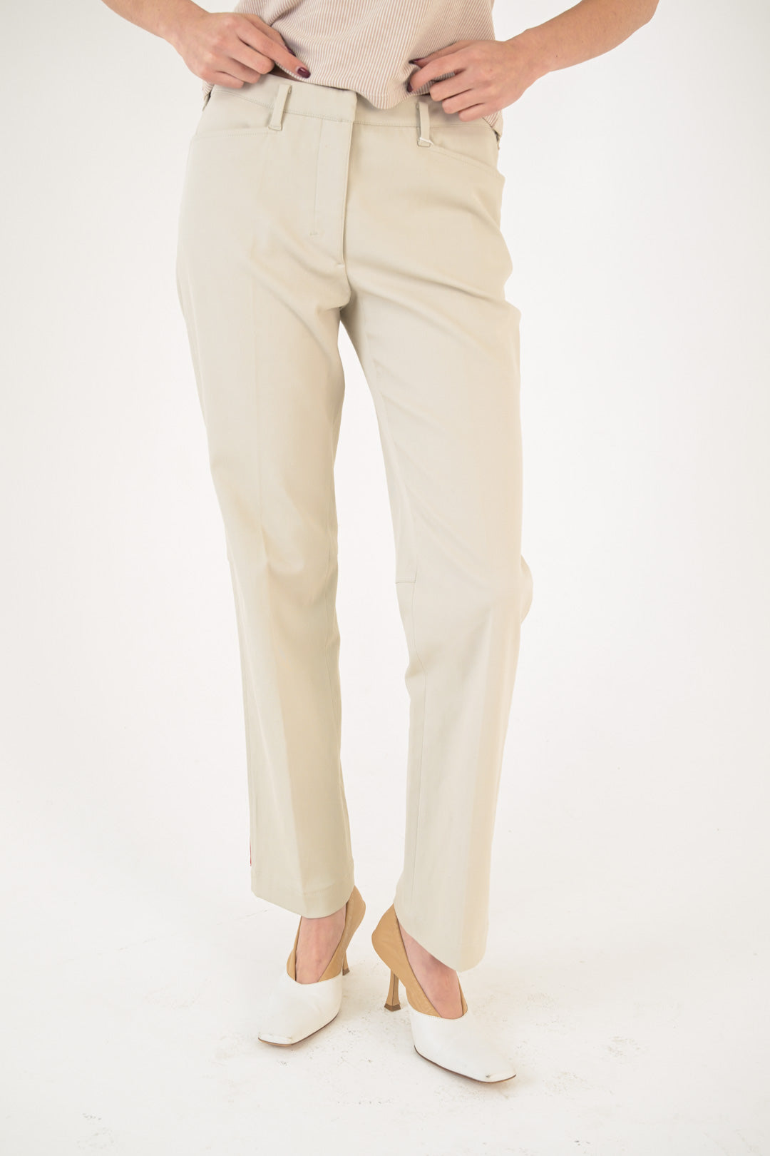 Prada Café au Lait Trousers