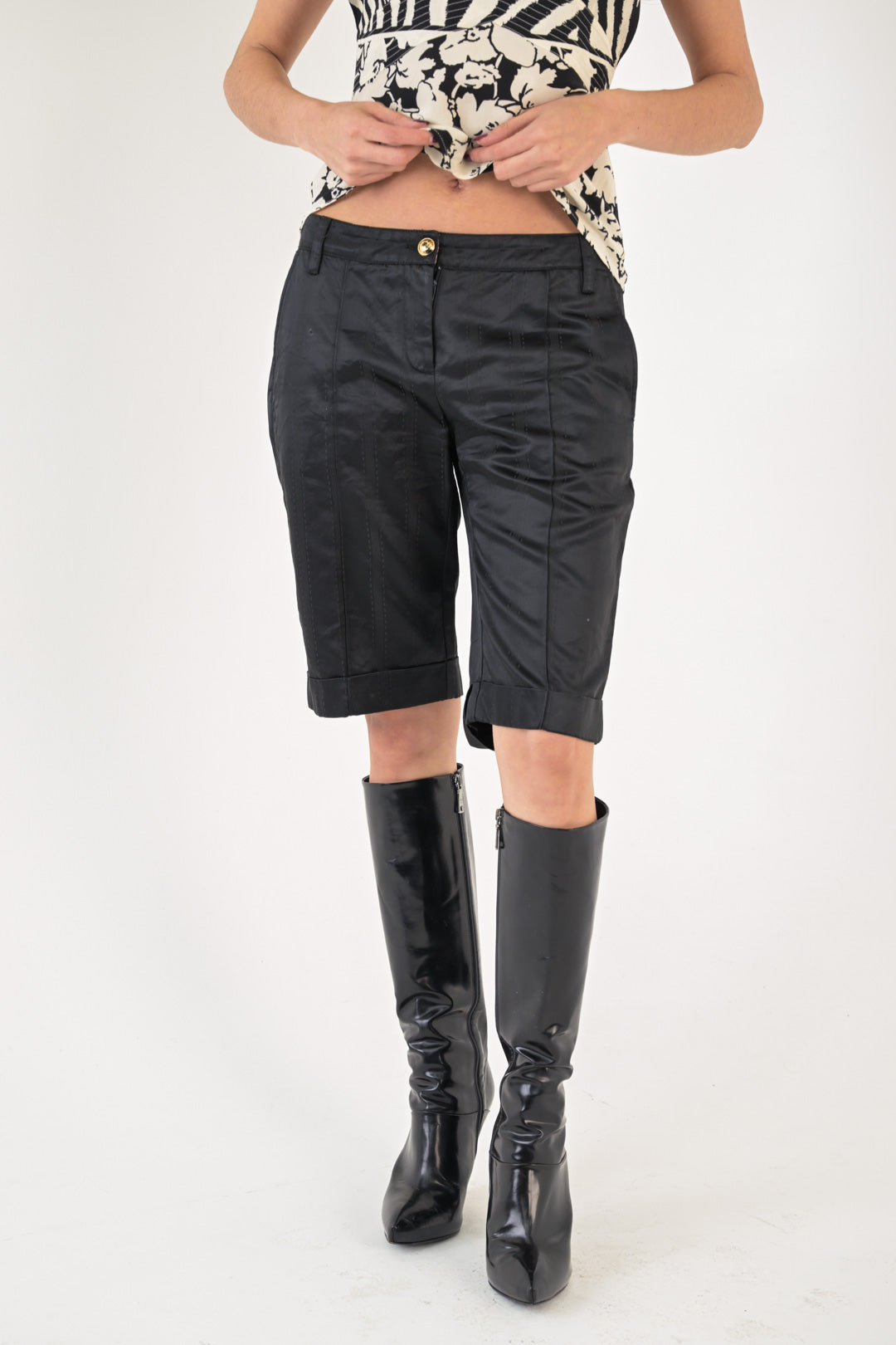 Roberto Cavalli Pinstripe Shorts