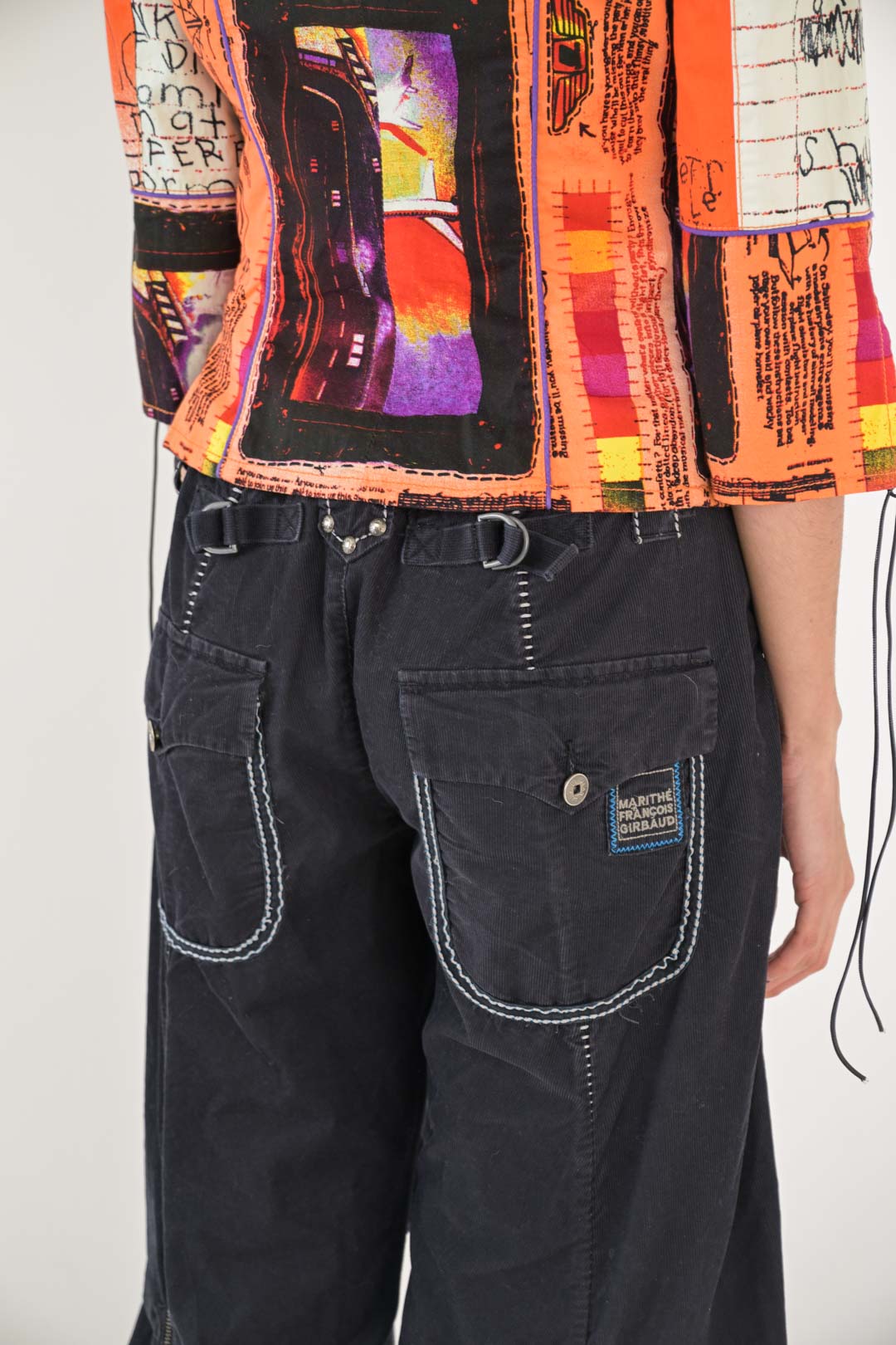 Marithé et François Girbaud Black Balloon Pants