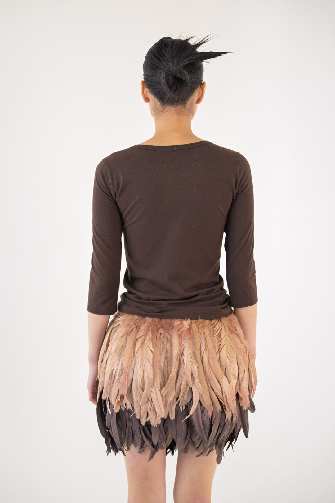 Fendi Espresso 3/4 Sleeve Top