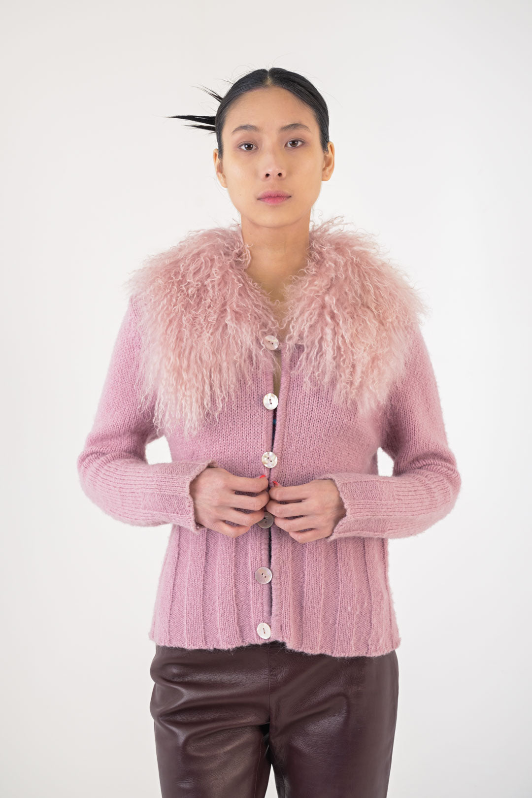 Ballerina Mongolian Lambswool Cardigan