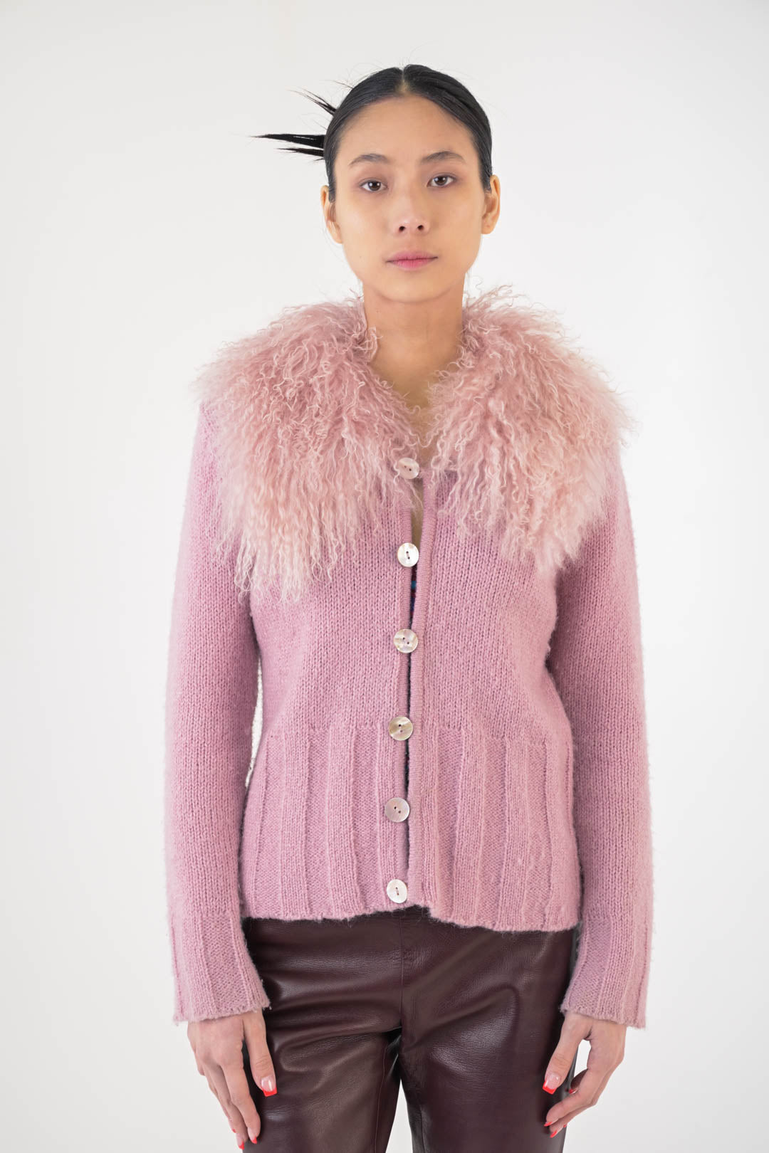 Ballerina Mongolian Lambswool Cardigan
